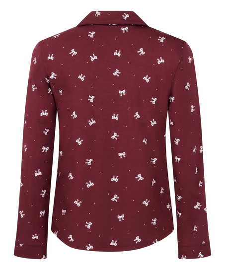 Chaqueta de manga larga de jersey Essentil, Morado