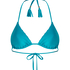 Top de bikini triangular Aqua, Verde