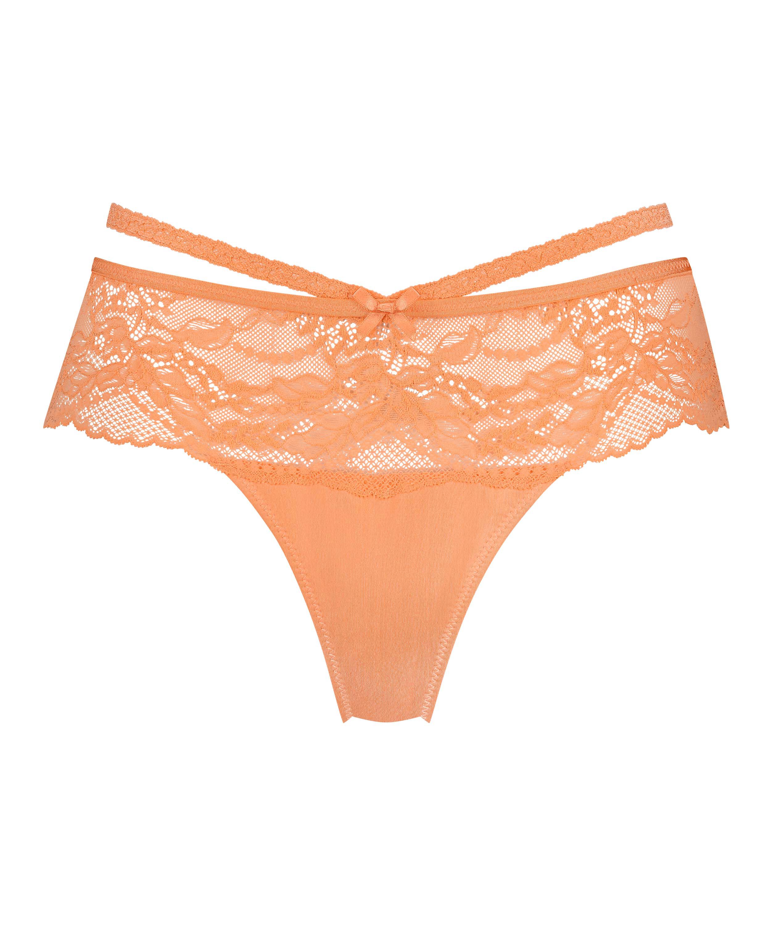 Tanga b&oacute;xer Francesca, Naranja