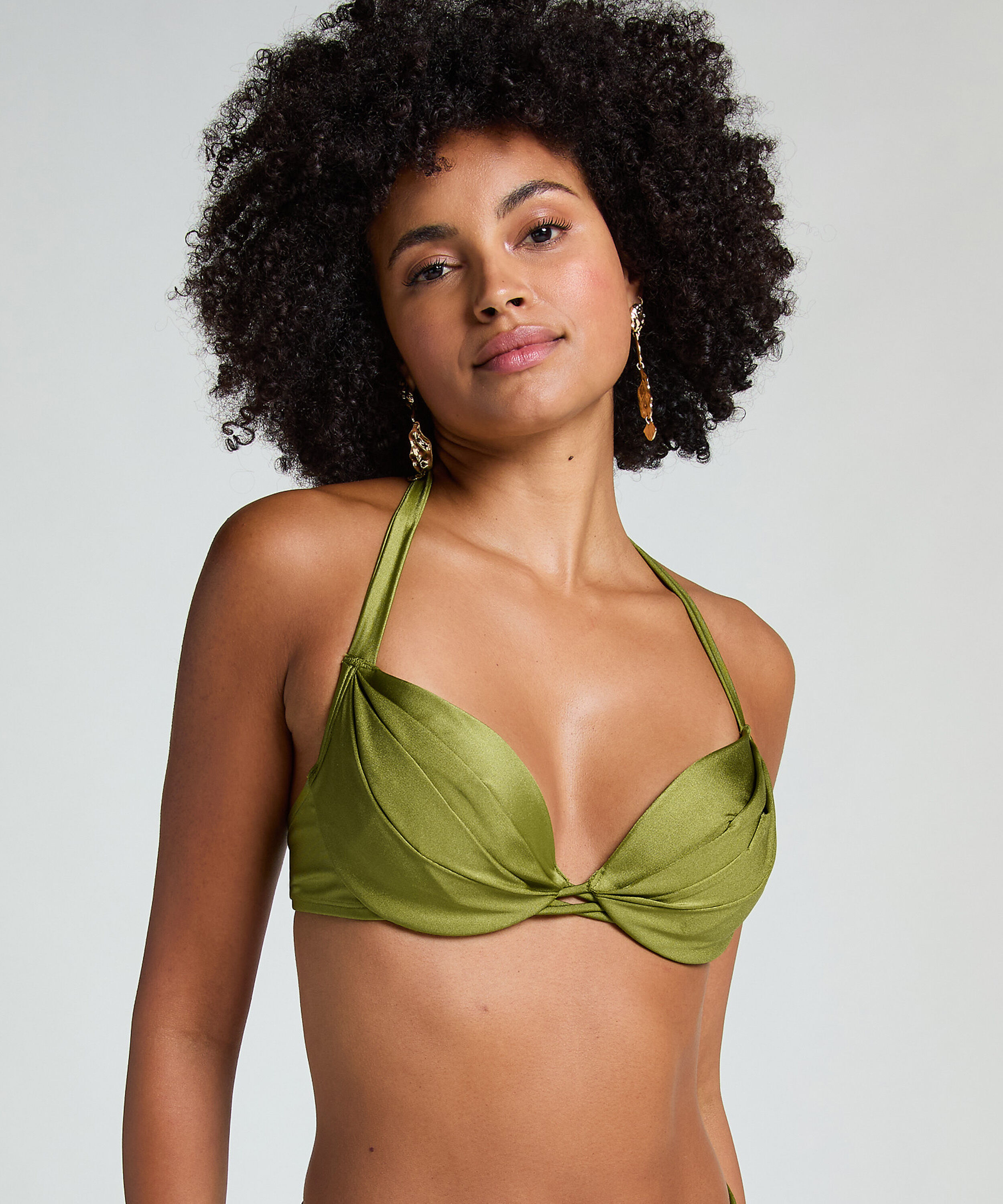 Top de bikini Holbox, Verde