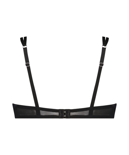 Sujetador con aros sin relleno Amelie, Negro