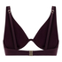 Top de bikini de neopreno, Morado