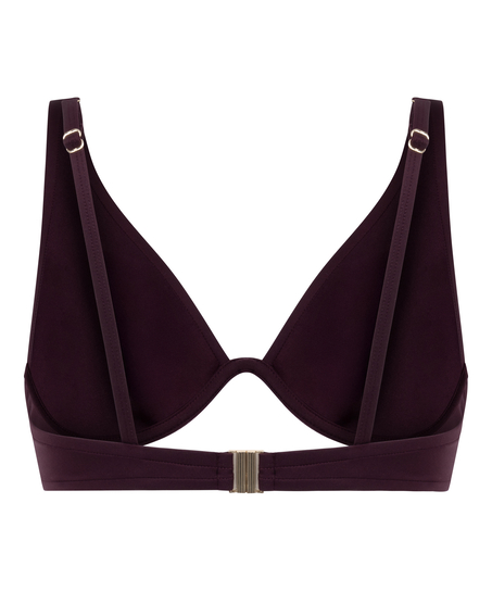 Top de bikini de neopreno, Morado