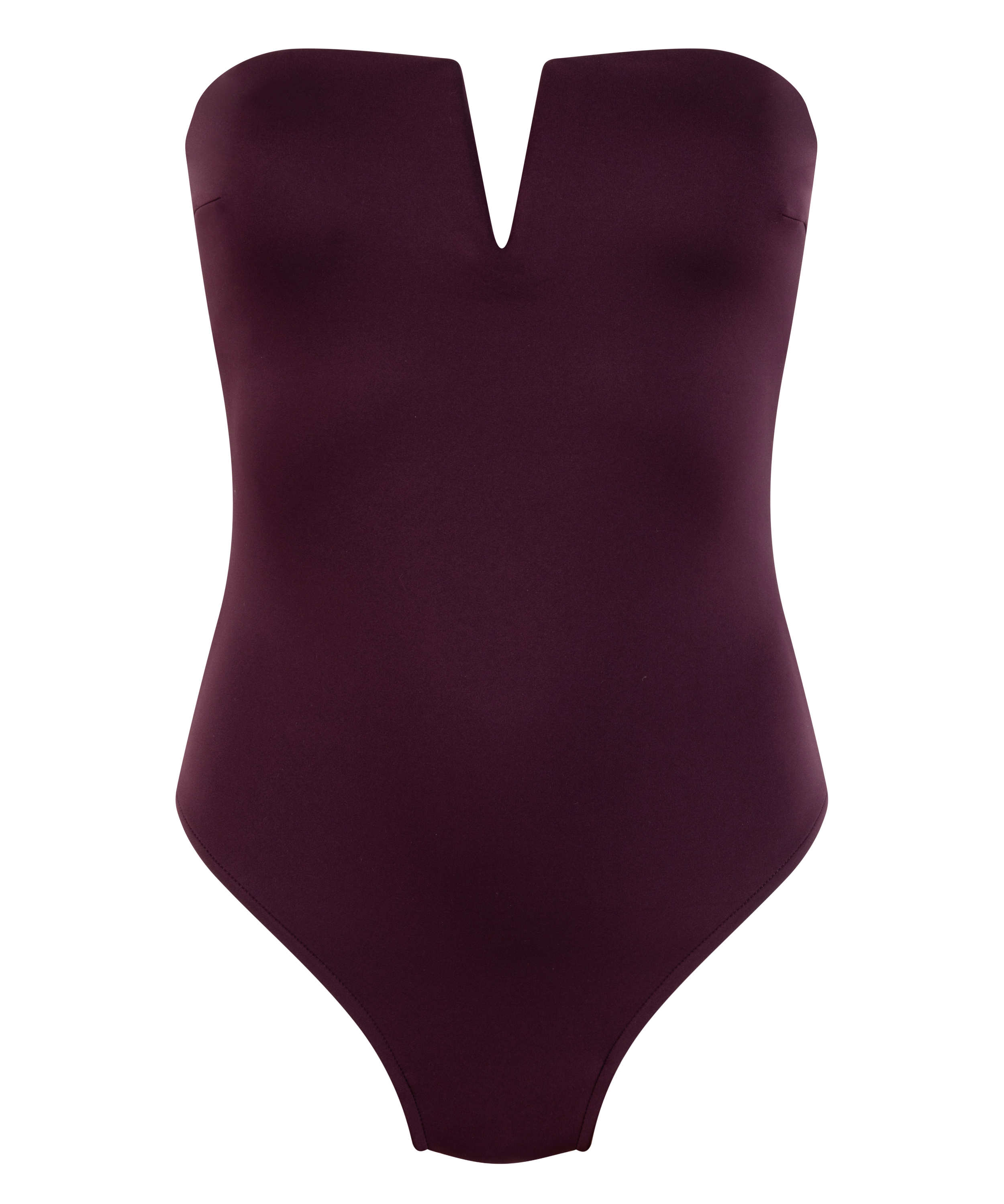 Bañador bandeau de neopreno, Morado, main
