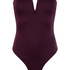 Bañador bandeau de neopreno, Morado