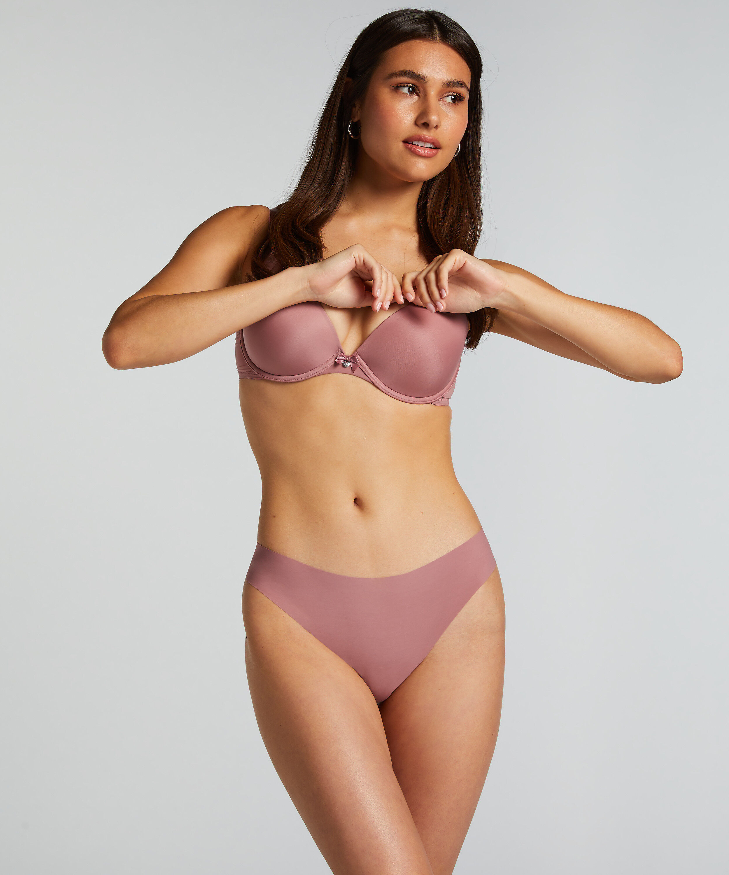 Tanga invisible básico, Rosa