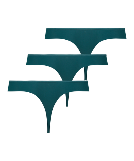 Lote de 3 braguitas invisibles, Verde