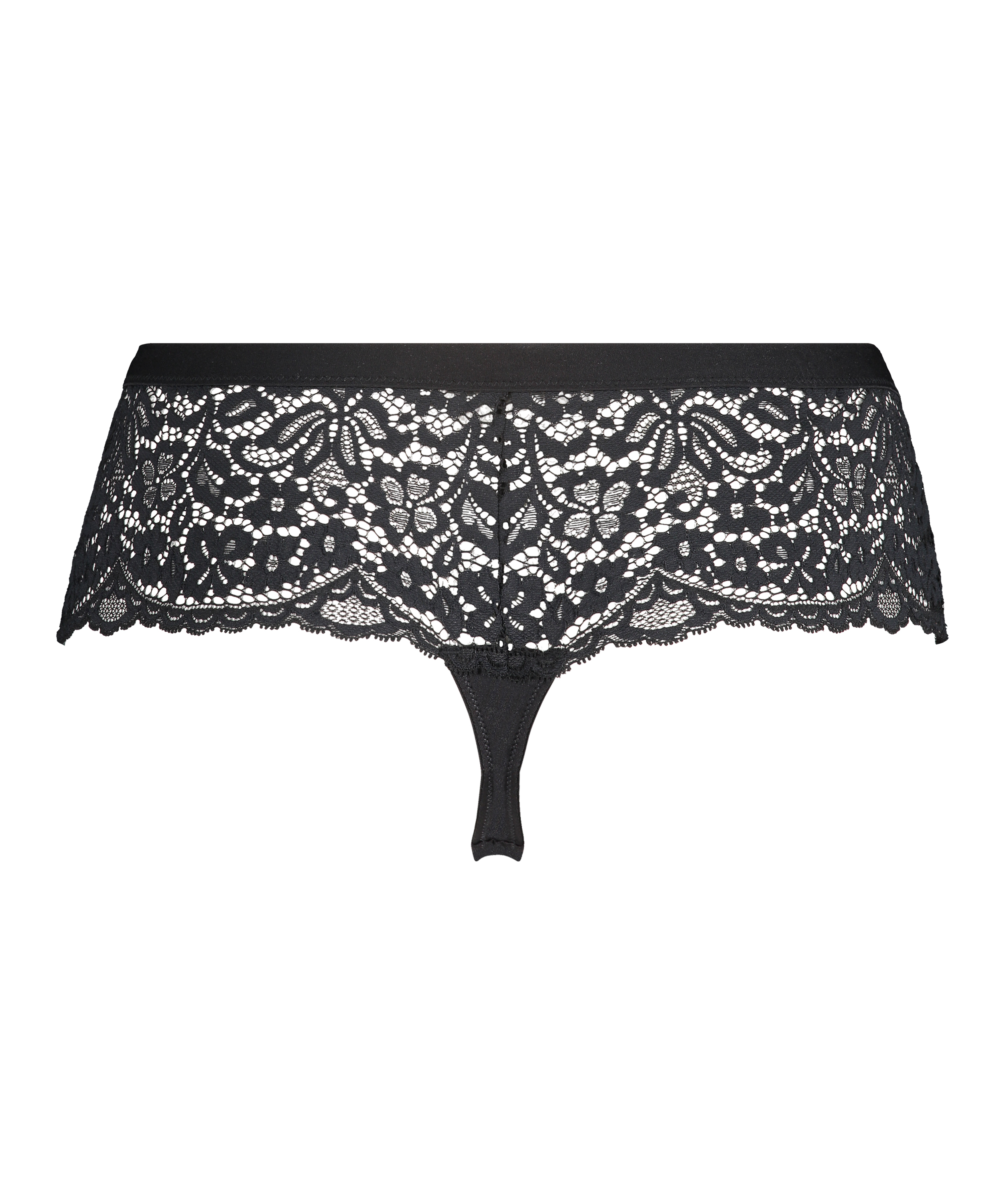 Tanga bóxer Rose, Negro, main