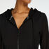 Vestido de rejilla de HKMX, Negro