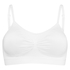 Strappy top sin costuras, Blanco