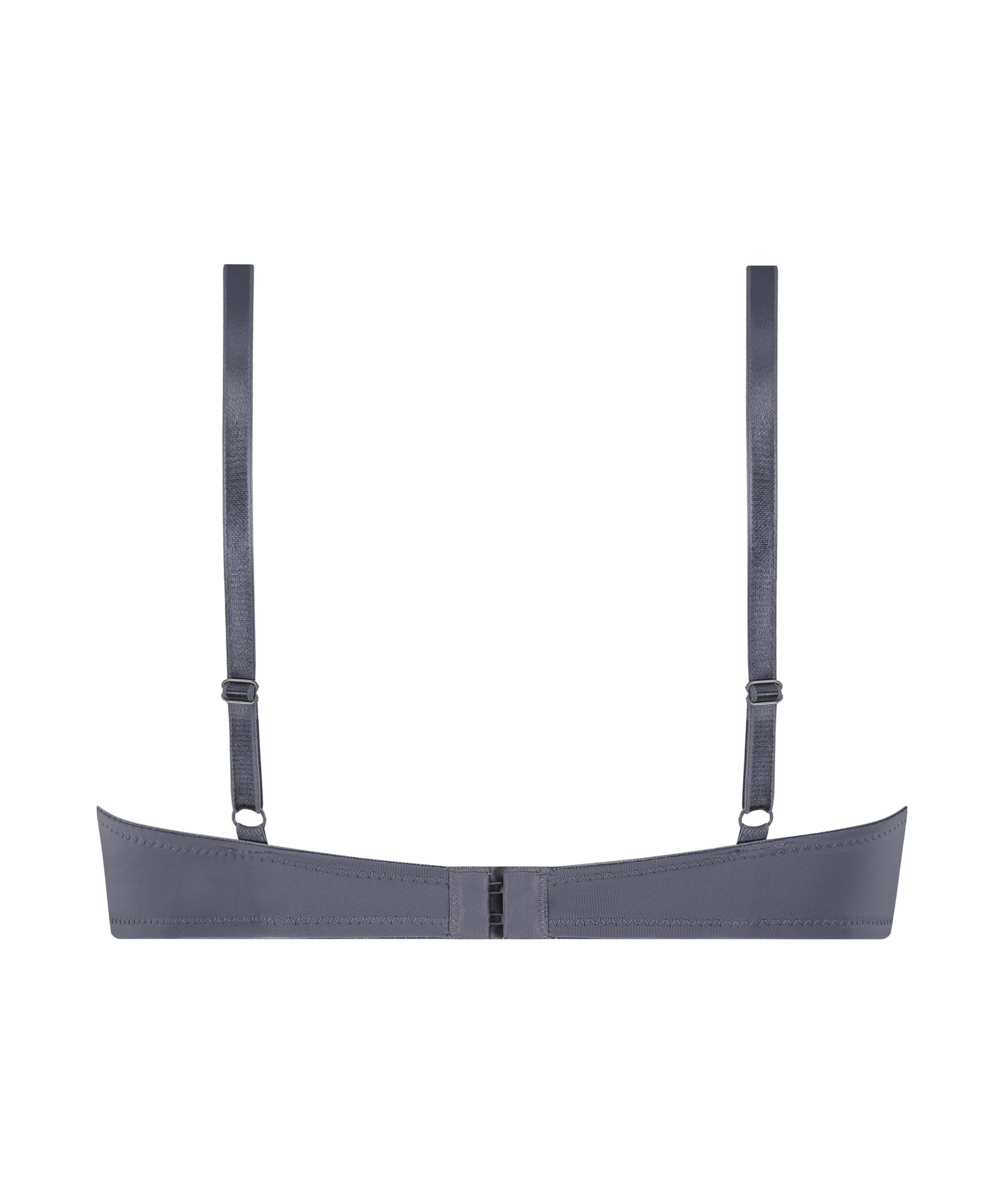 Sujetador con aros preformado Plunge, Gris, main