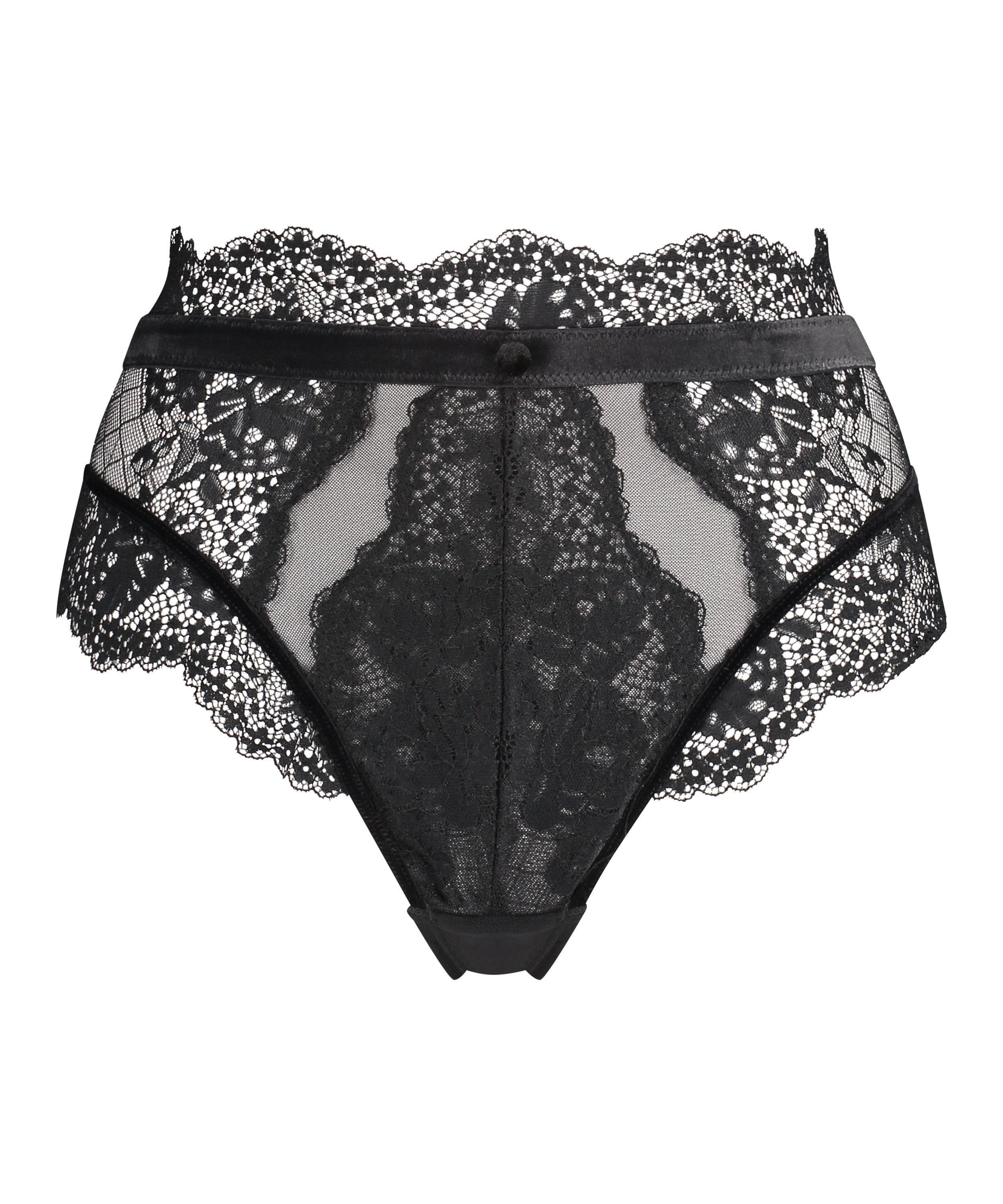 Tanga de corte alto Maureen Rebecca Mir, Negro, main