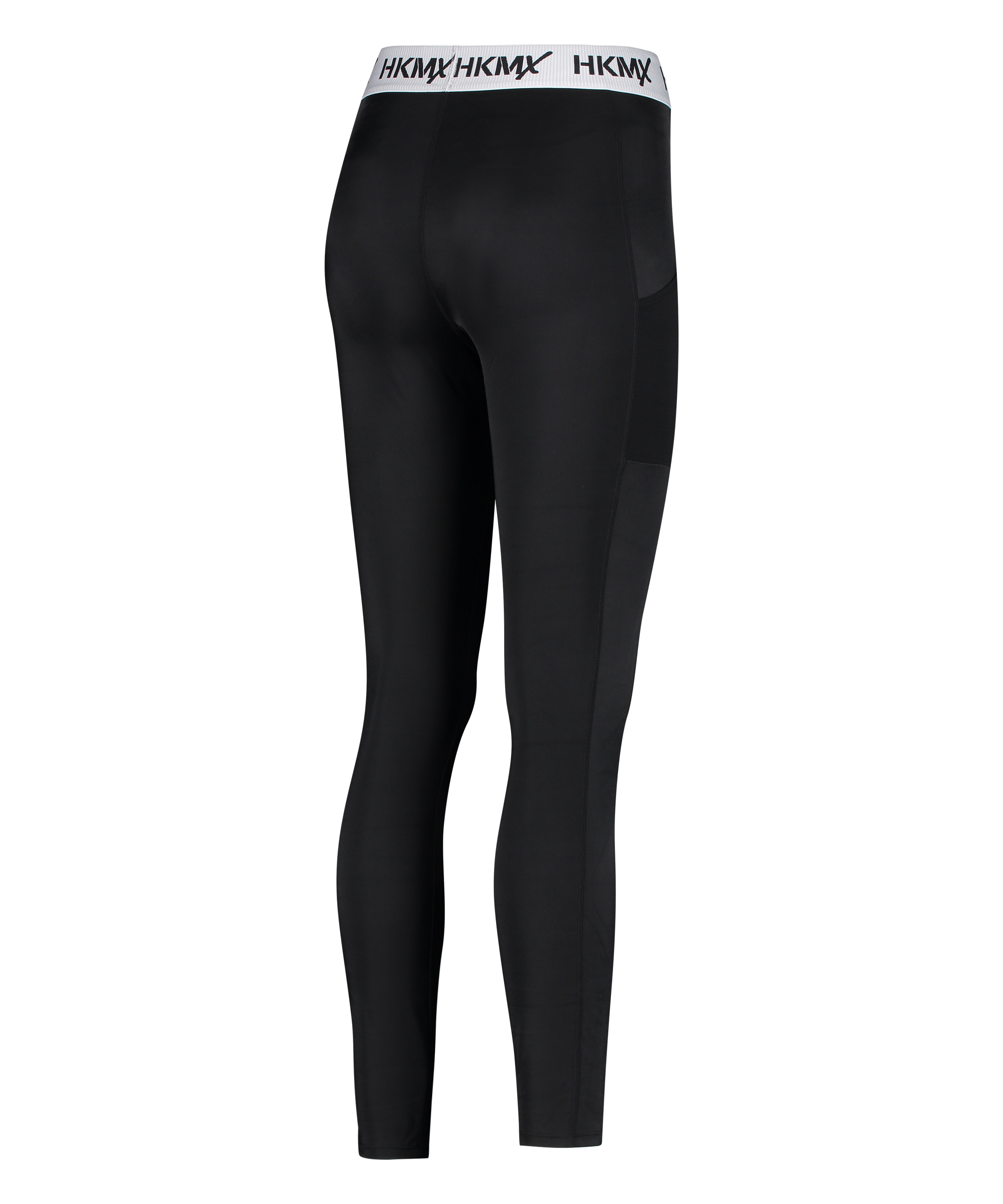 Leggings deportivos de cintura regular HKMX, Negro, main