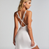 Vestido lancero Satin, Blanco