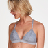 Preformado triangular bralette Marina, Gris