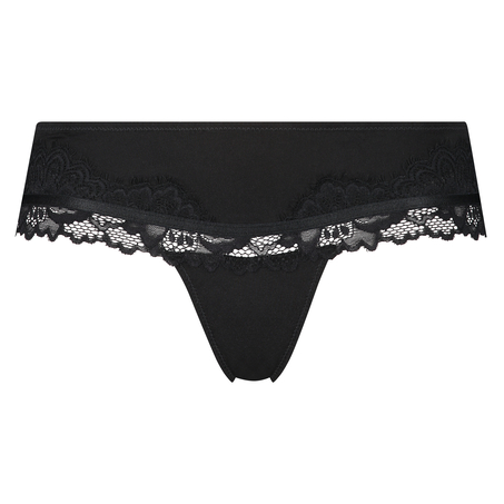 Tanga bóxer Yvonne, Negro