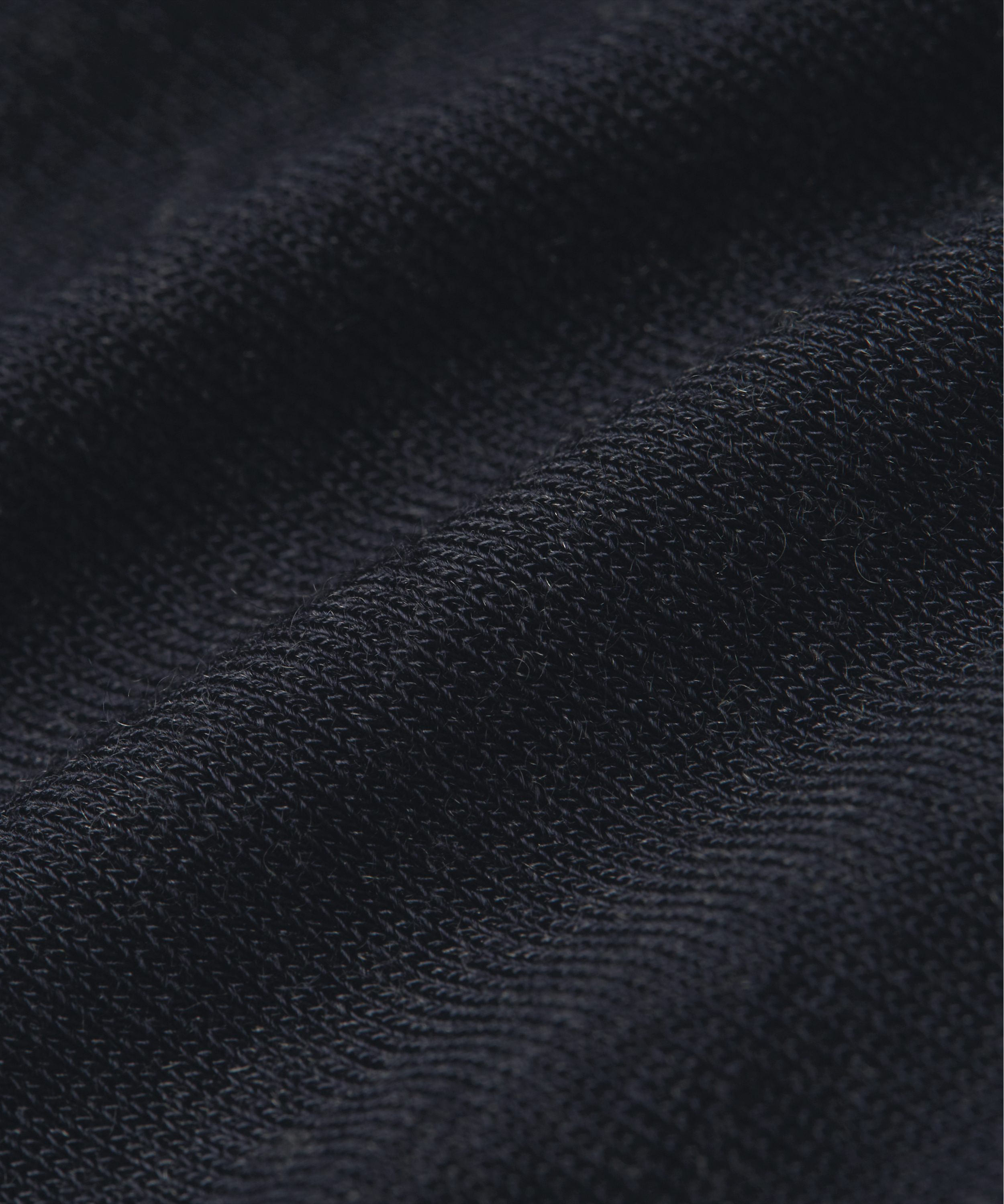 Camiseta de cachemir con cuello alto super suave, Negro, main