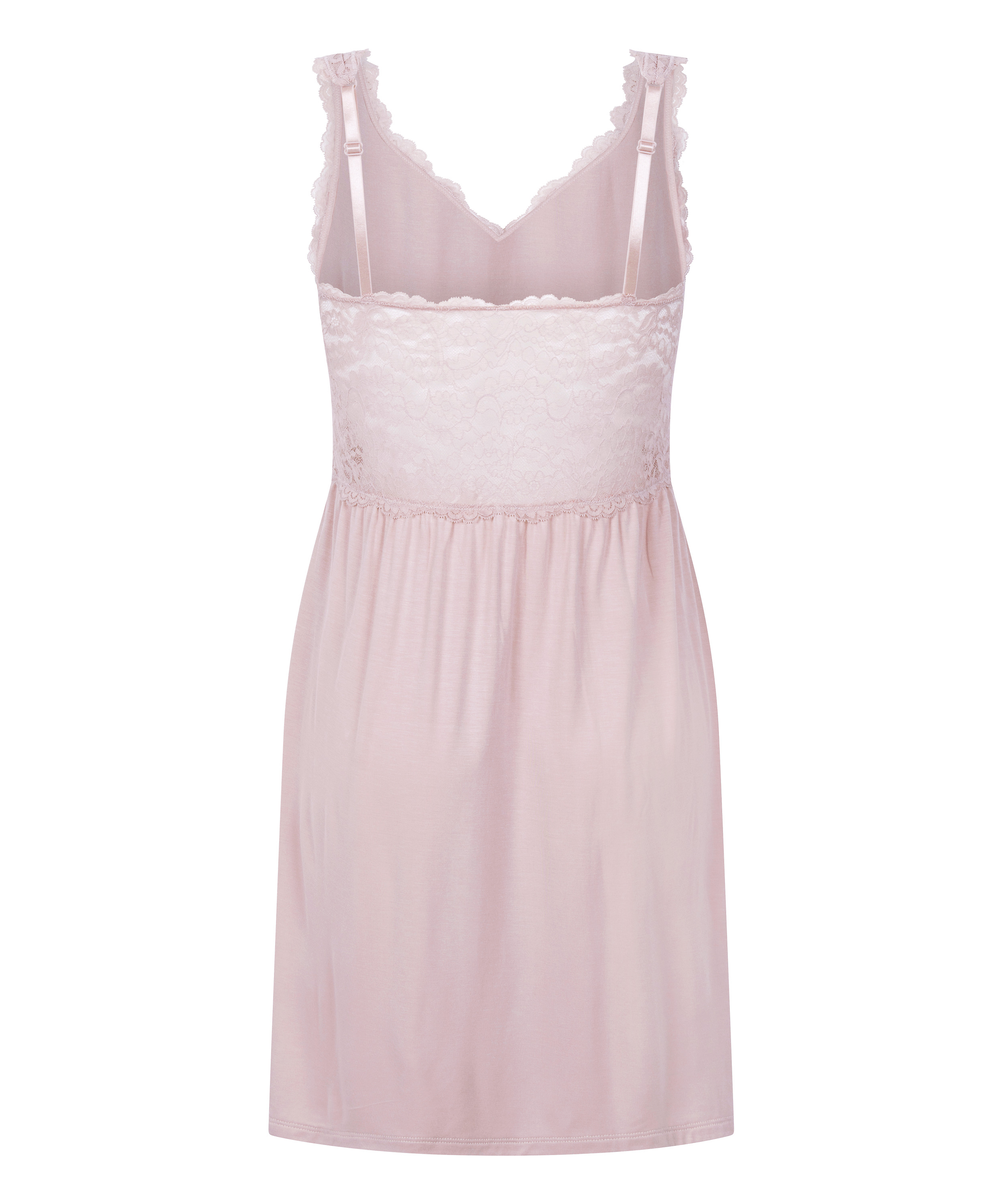Vestido lencero Nora Lace, Rosa, main