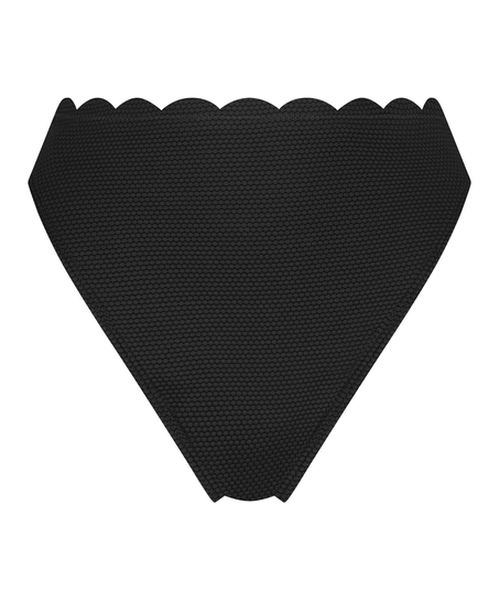 Braguita de Bikini Rio Scallop, Negro