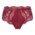 Tanga de corte alto Maureen Rebecca Mir, Rojo