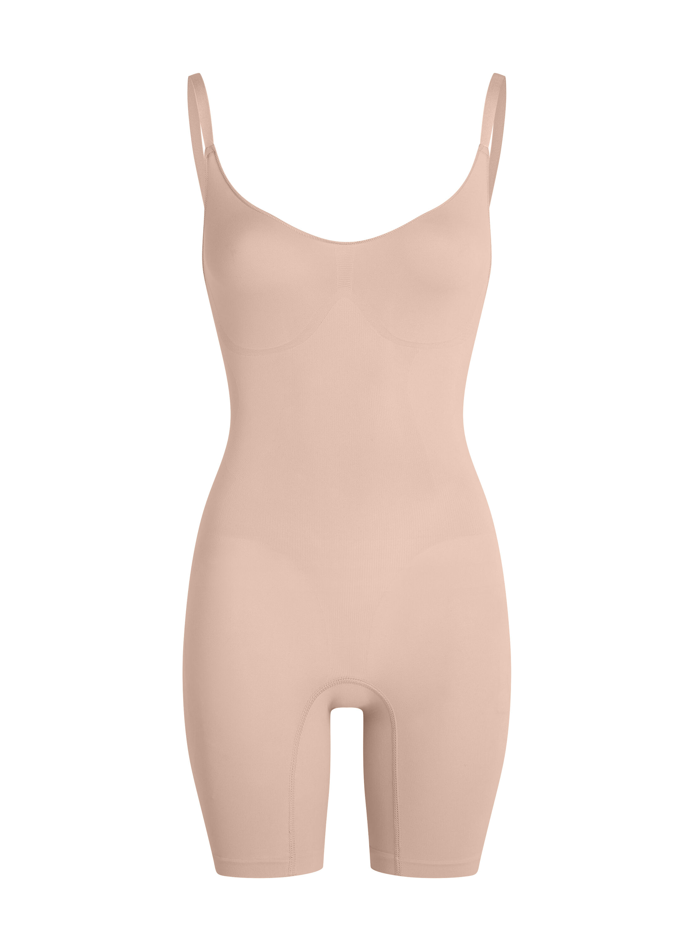 Faja correctora sin costuras para muslos, Beige
