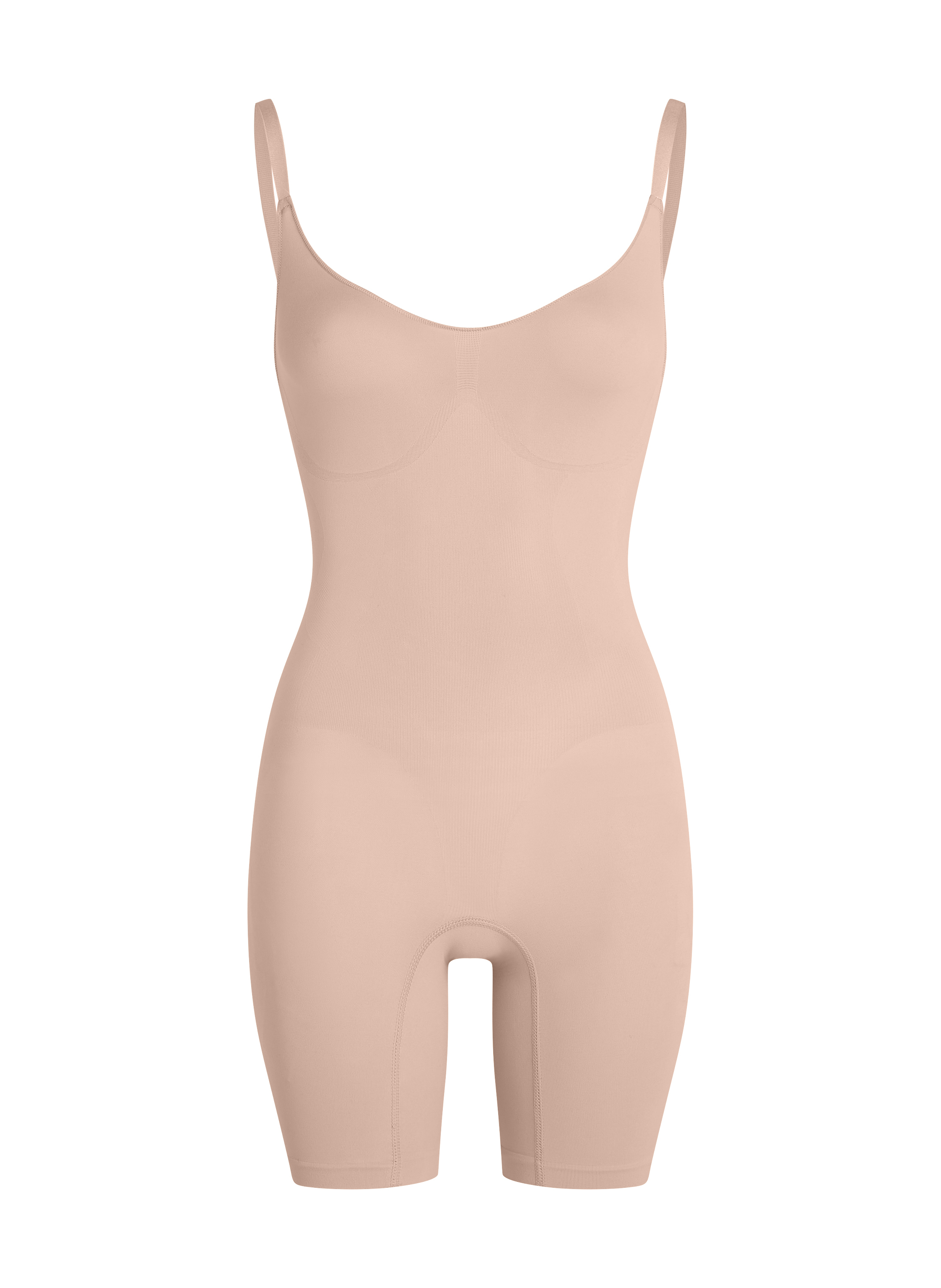 ﻿Faja correctora sin costuras para muslos, Beige, main