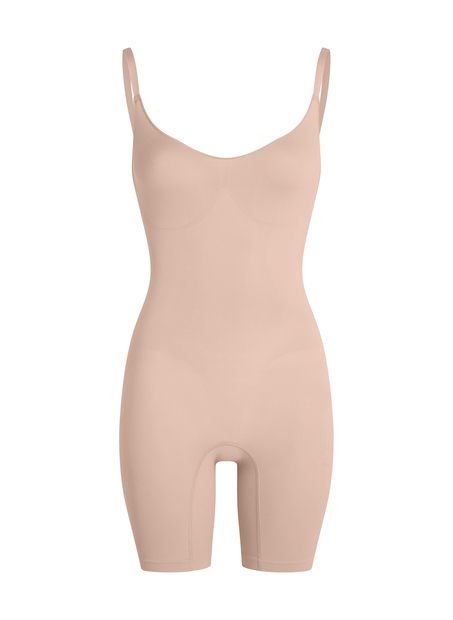 ﻿Faja correctora sin costuras para muslos, Beige