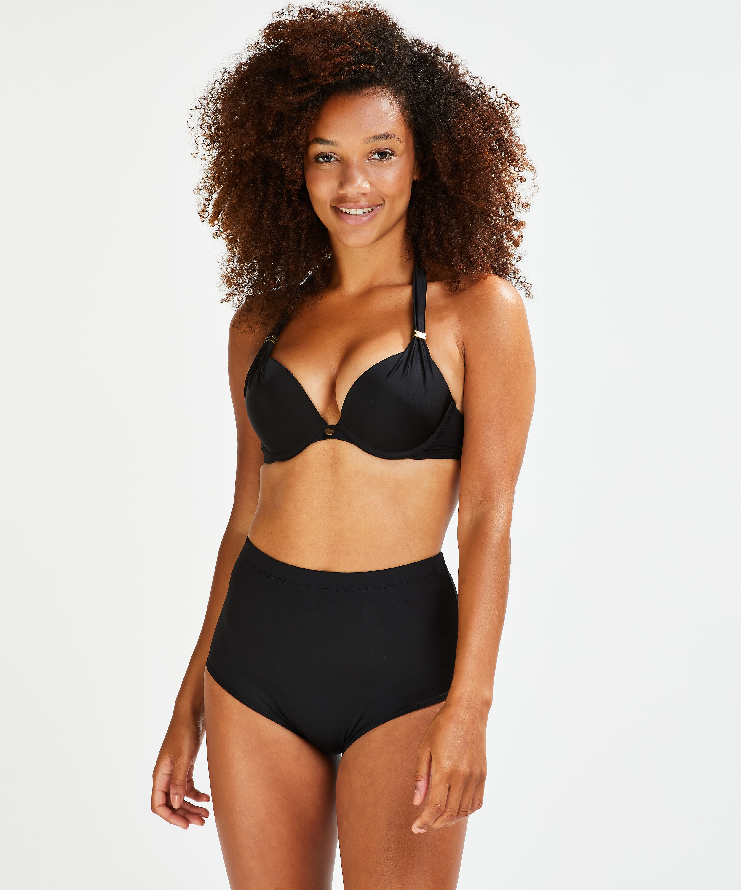 Bóxer de bikini Basic, Negro