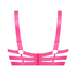Sujetador longline de aros no preformado Sadie, Rosa