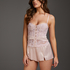 Bustier con aros preformado Amelia, Rosa