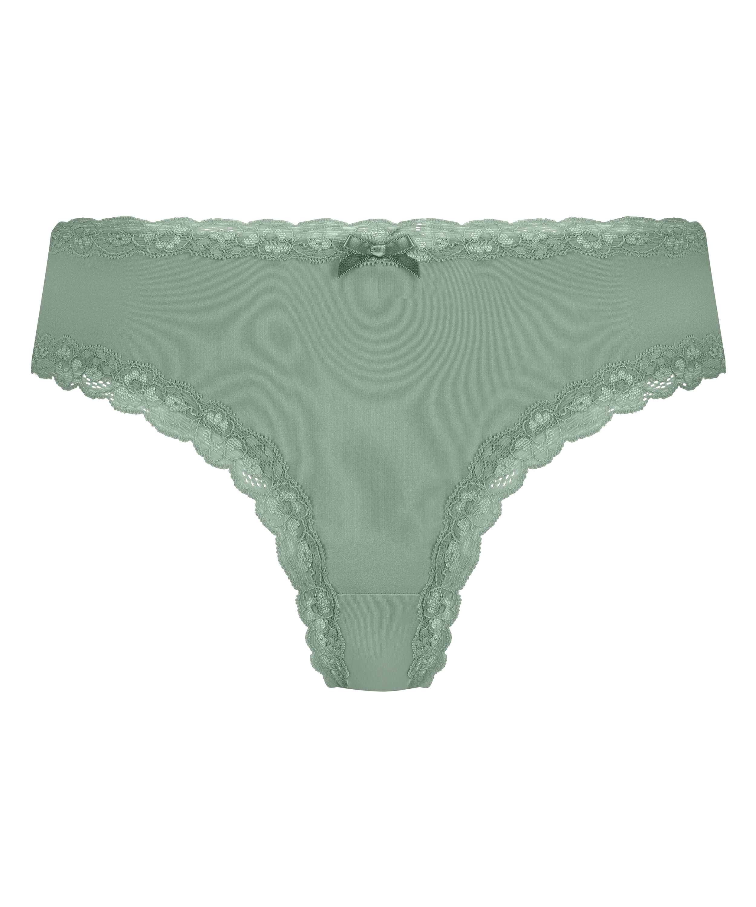 Brasile&ntilde;a en forma de V burn-out mesh, Verde