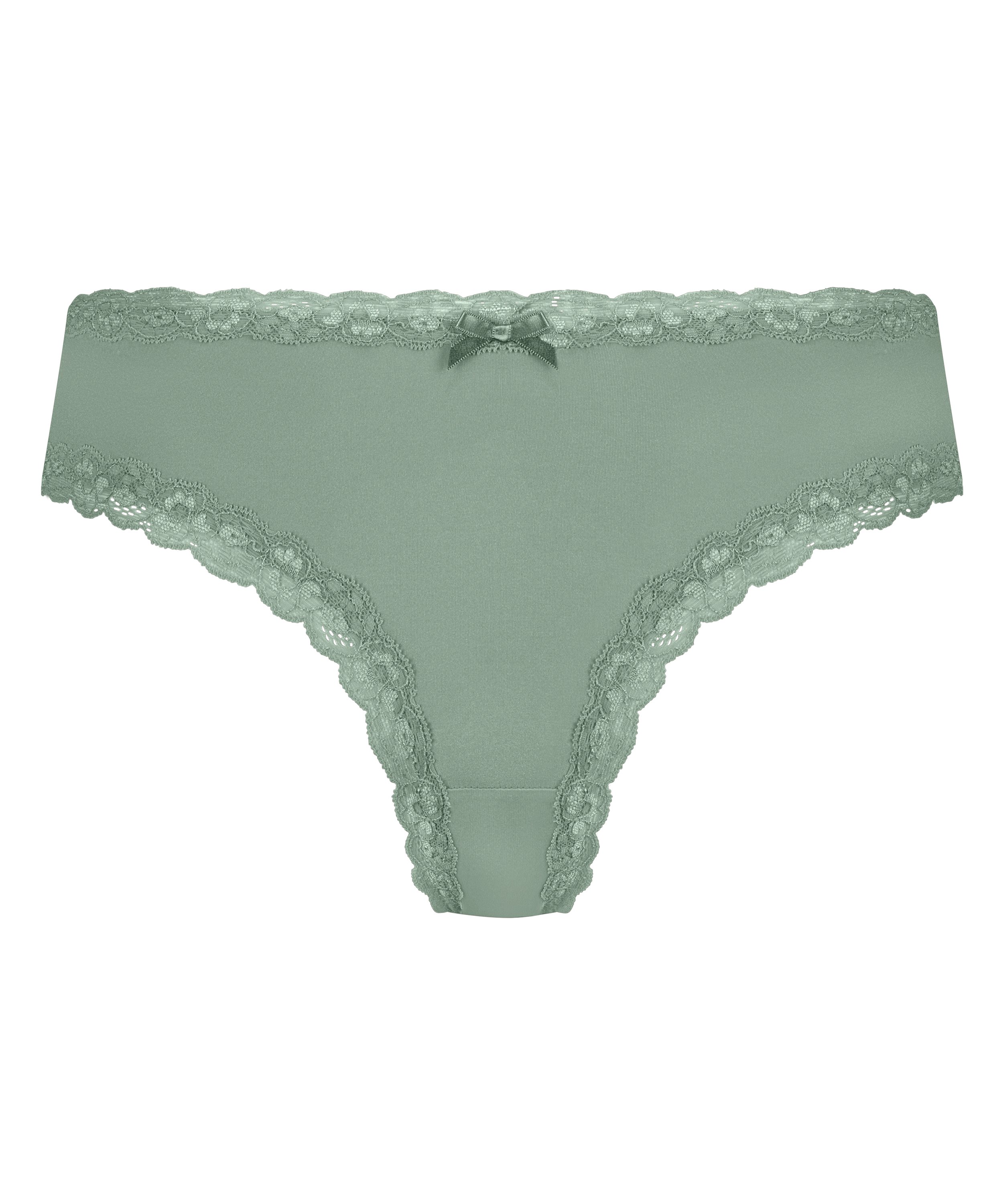 Brasile&ntilde;a en forma de V burn-out mesh, Verde, main