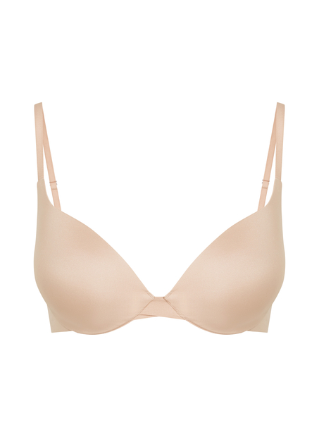 Sujetador push-up de aros preformado Smooth, Beige