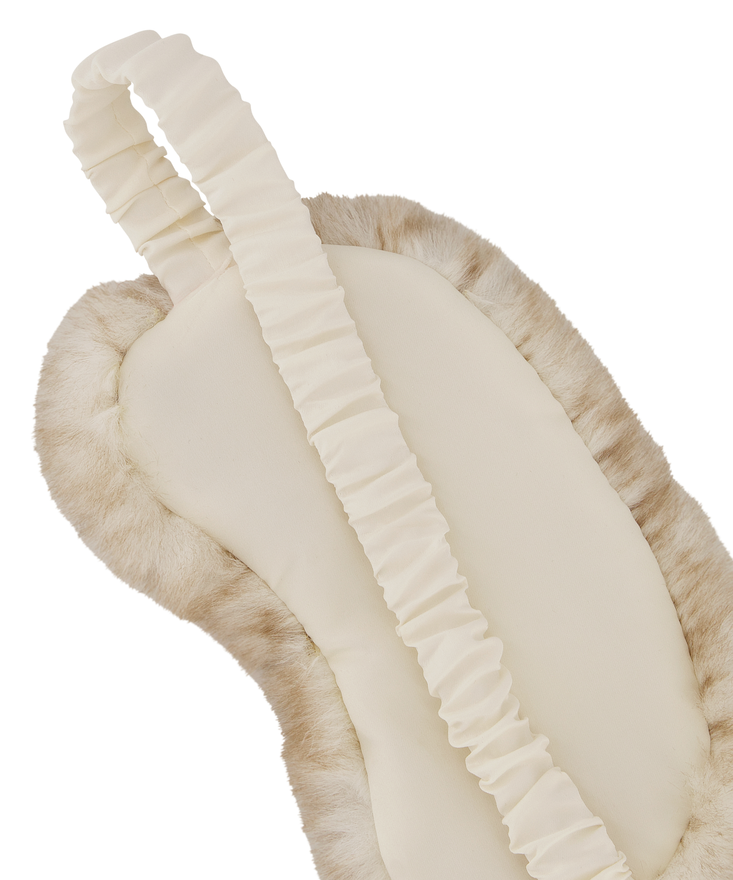 Antifaz Fake Fur, Gris, main