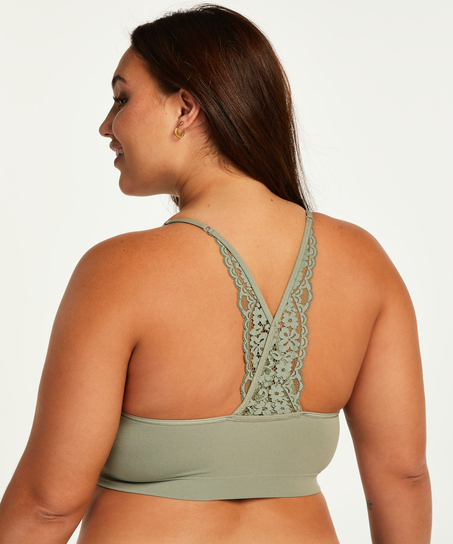 Bralette sin costuras Rose, Verde