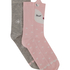 3 pares de calcetines Giftpack, Rosa