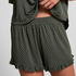 Conjunto de pijama en punto, Verde