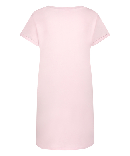 Camis&oacute;n de escote redondo, Rosa
