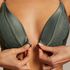 Sujetador push-up acolchado con aros Nicole, Verde