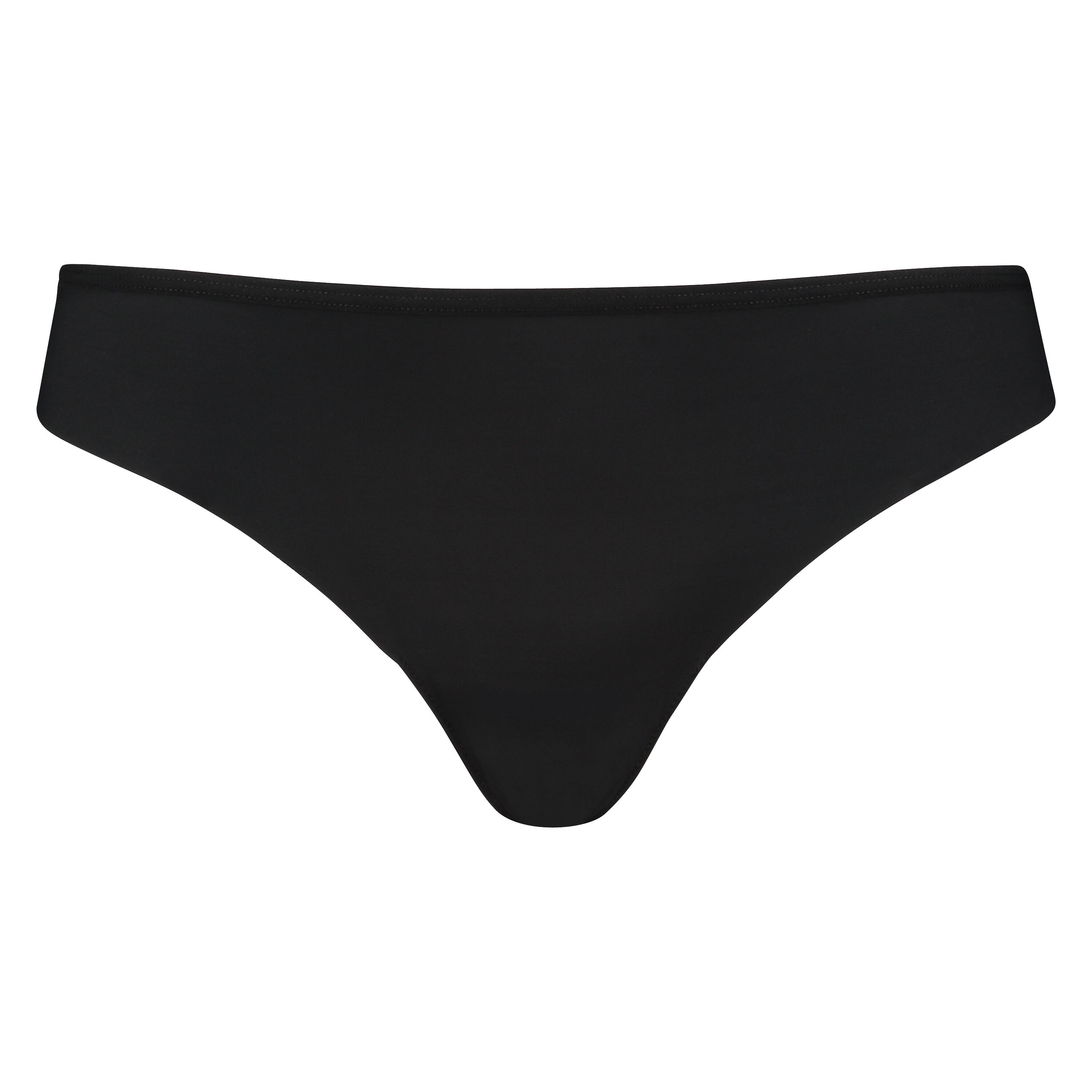 Invisible Tanga Lace Back, Negro