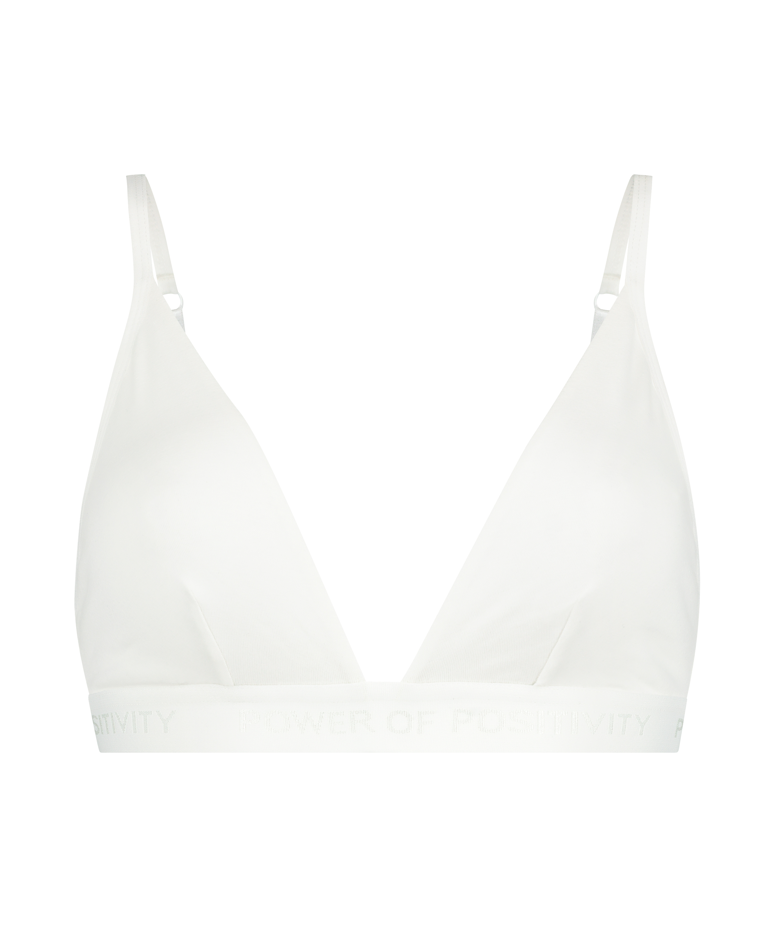 Bralette de triángulo Cutie, Blanco, main