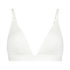 Bralette de triángulo Cutie, Blanco