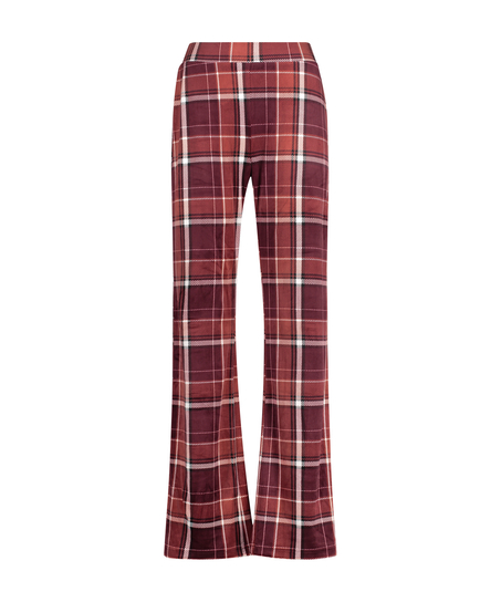 Petite Pantal&oacute;n de pijama de terciopelo, Rojo
