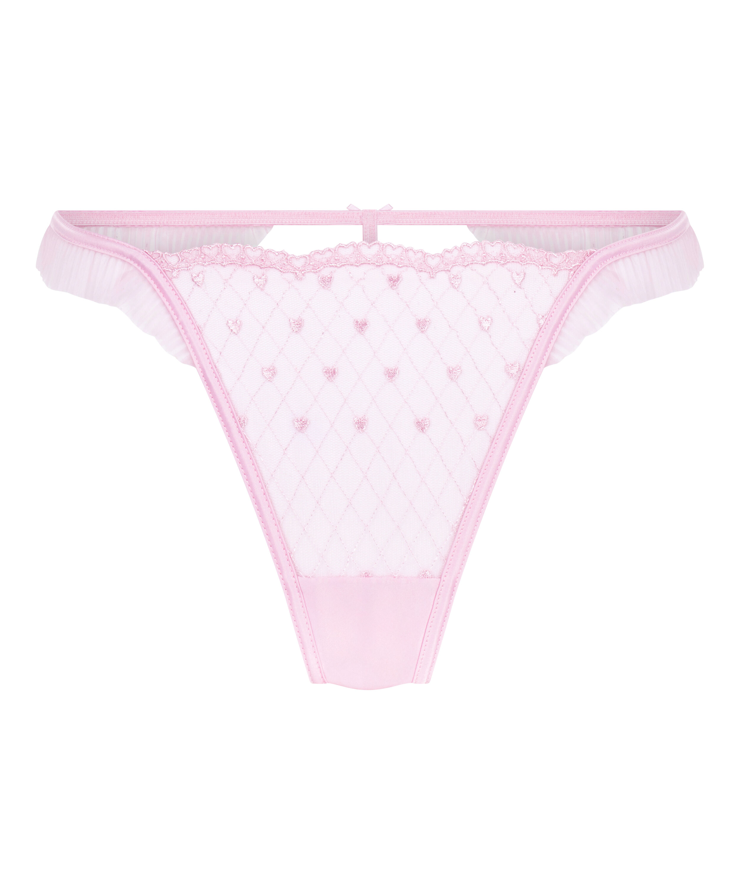 Tanga de talle alto Cordelie, Rosa