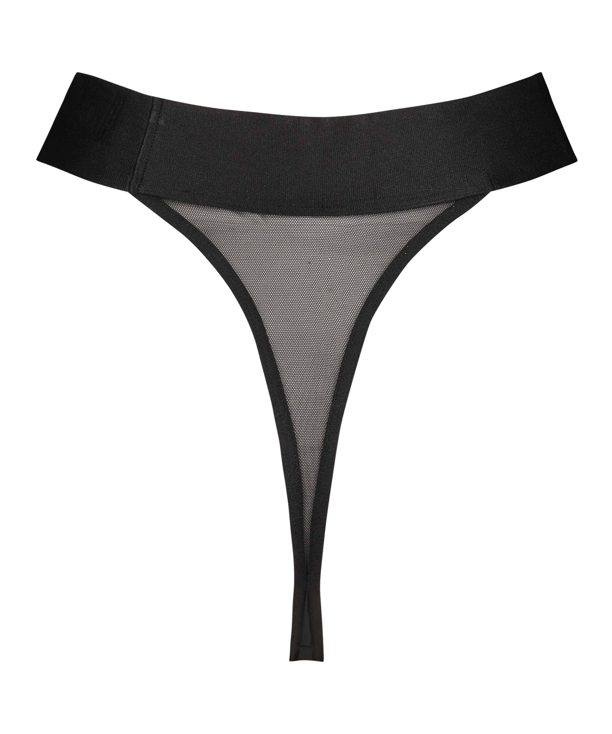 Tanga de tiro alto Flexing, Negro, main
