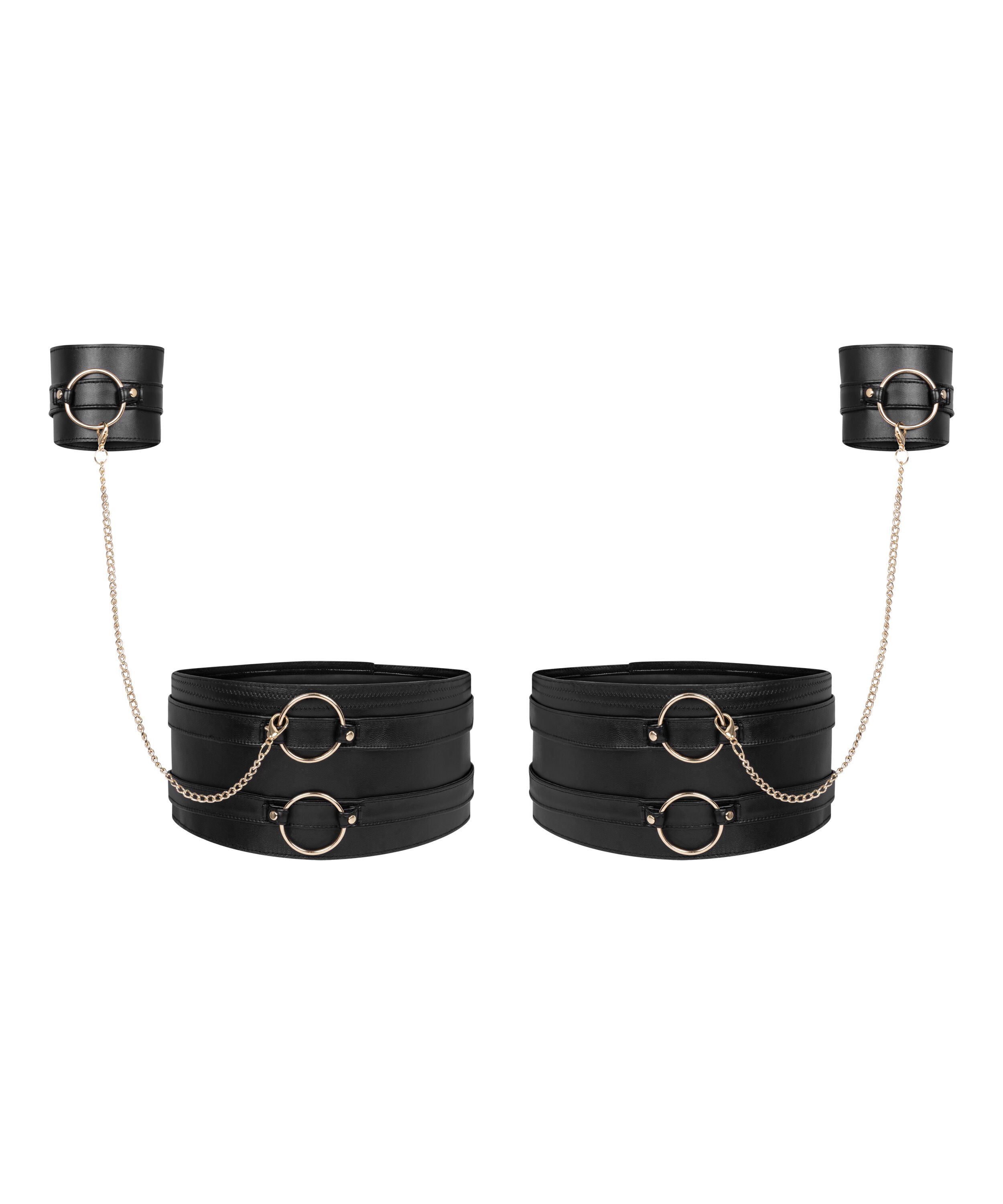 Esposas para manos y piernas, Negro