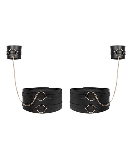Esposas para manos y piernas, Negro