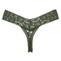 Tanga floral encaje, Verde