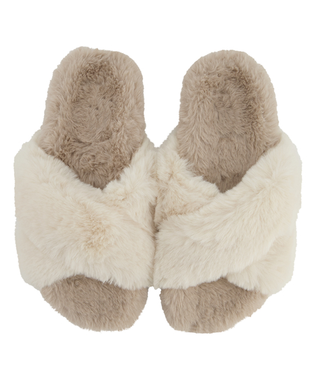 Pantuflas Lia, Beige