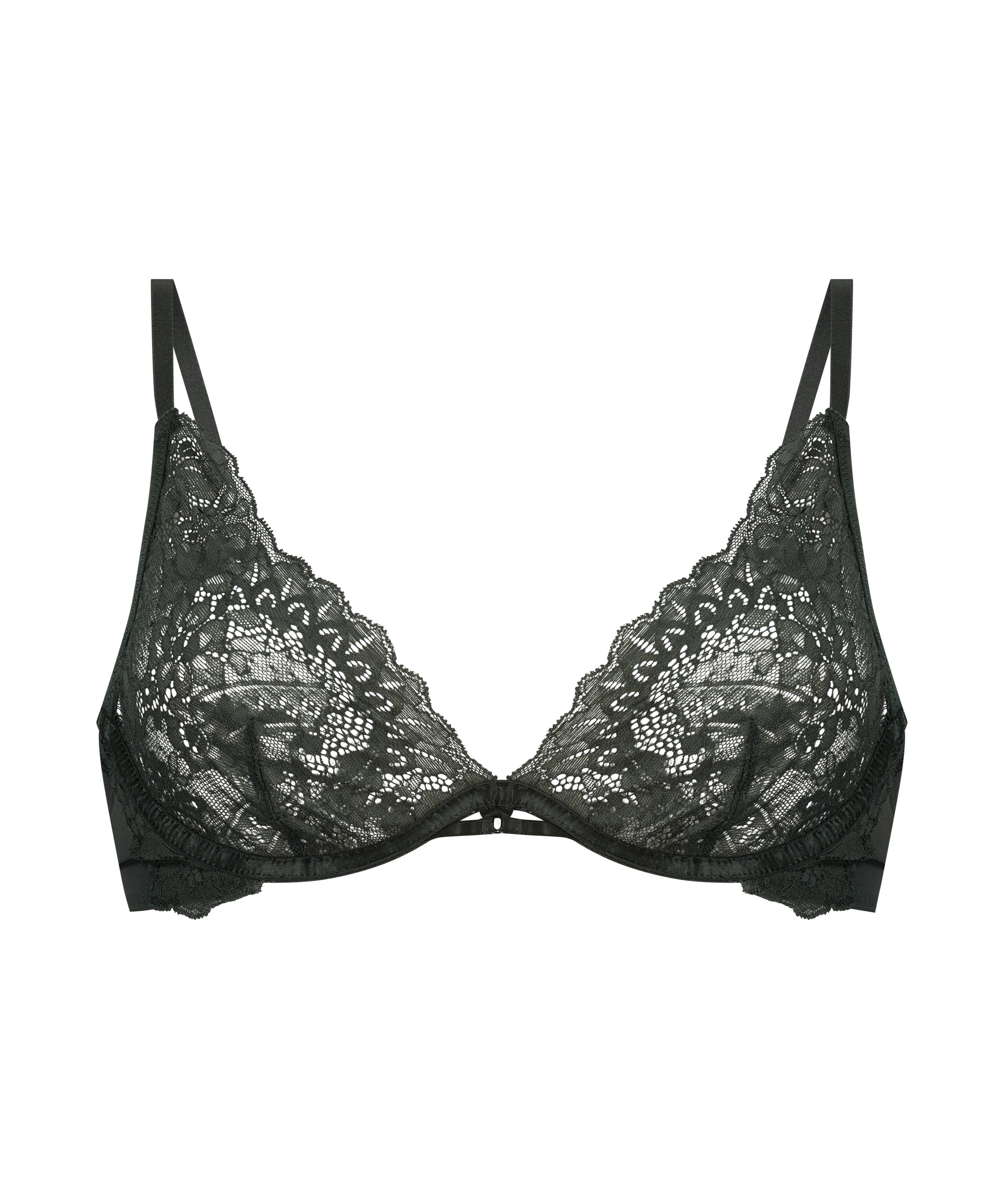 Sujetador con aros sin relleno Josefina, Verde, main